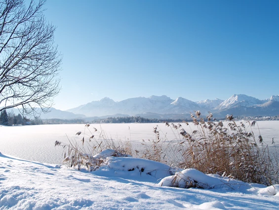 Biohotel: Winterwandern am Hopfensee, an der Riviera des Allgäus - Biohotel Eggensberger