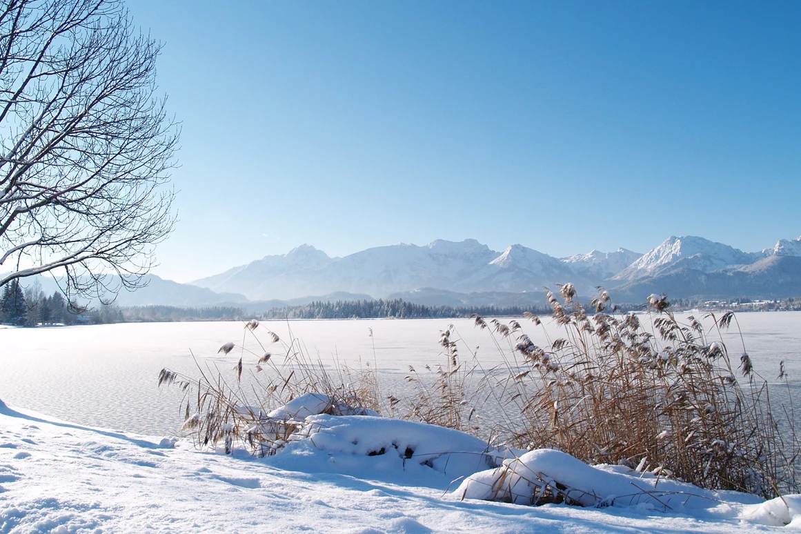 Biohotel: Winterwandern am Hopfensee, an der Riviera des Allgäus - Biohotel Eggensberger