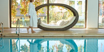 Naturhotel - Hoteltyp: Bio-Restaurant - Wasser belebt den Körper. Eine Runde Schwimmen im Hallenbad. - Biohotel Eggensberger