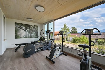 Biohotel: Hotel-Fitness-Studio für Sport und Workout mit Blick zu den Bergen - Biohotel Eggensberger
