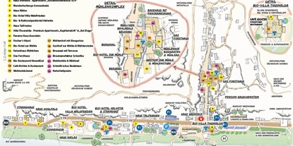 Naturhotel - Gästekarte mobil - das Örtchen Schmilka im Überblick - Bio- & Nationalpark-Refugium Schmilka