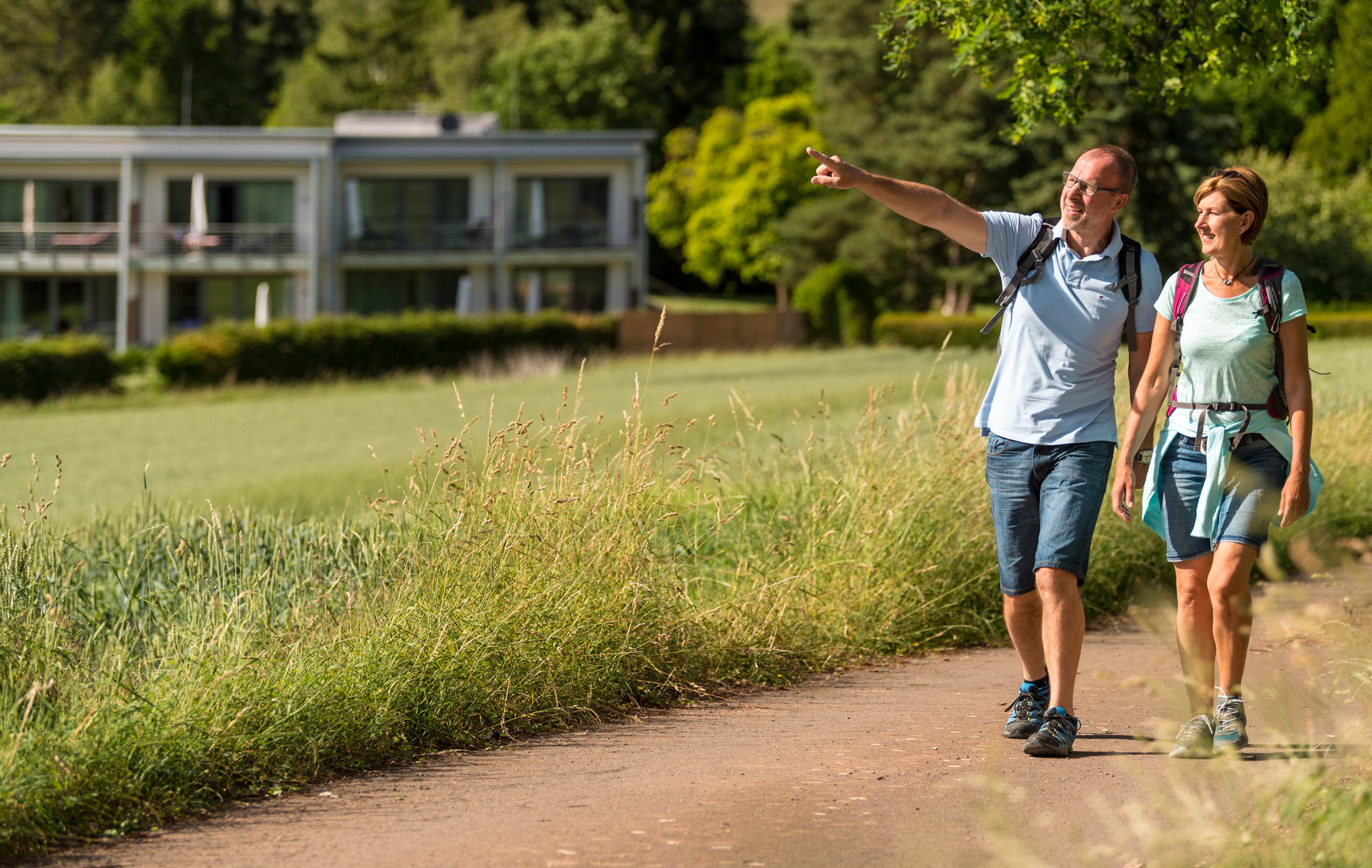 Biohotel: wandern direkt ab dem Hotel Resort - Menschels Vitalresort 