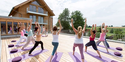 Naturhotel - Bio-Küche: Allergikerküche - Hessen Nord - Yoga-Flat mit Fernblick  - Rosenberg Ayurveda Gesundheits- und Kurzentrum