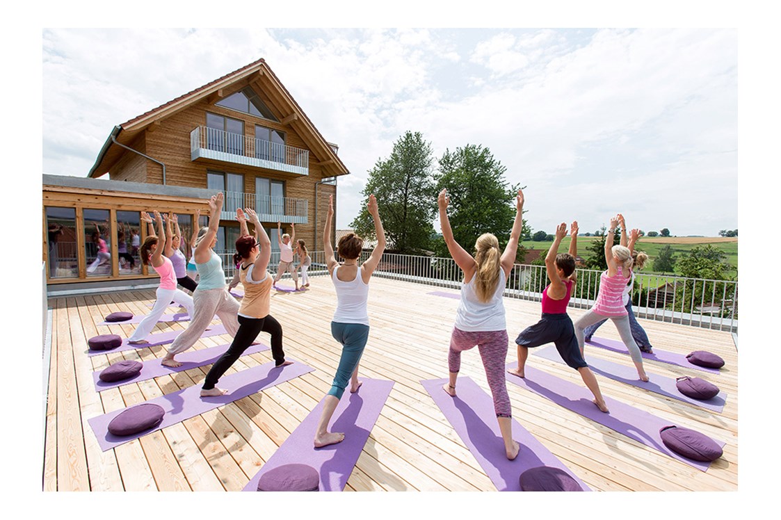 Biohotel: Yoga-Flat mit Fernblick  - Rosenberg Ayurveda Gesundheits- und Kurzentrum