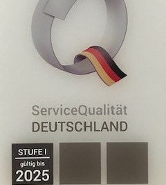 BIO HOTEL Schönhagener Mühle Nachweise Zertifikate ServiceQ Deutschland