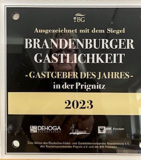 BIO HOTEL Schönhagener Mühle Nachweise Zertifikate Gastgeber des Jahres