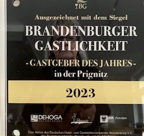 BIO HOTEL Schönhagener Mühle Nachweise Zertifikate Gastgeber des Jahres