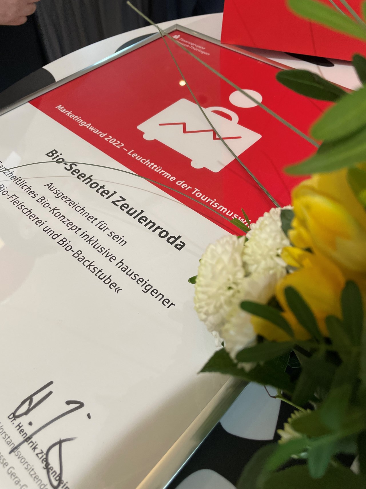 Bio-Seehotel Zeulenroda Nachweise Zertifikate 