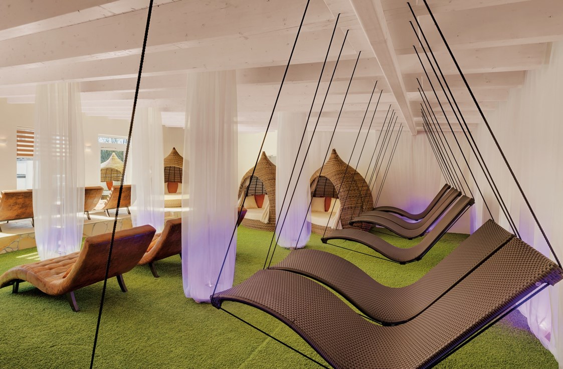 Biohotel: Entspannen in der Relax Lounge - LIFESTYLE Resort Zum Kurfürsten