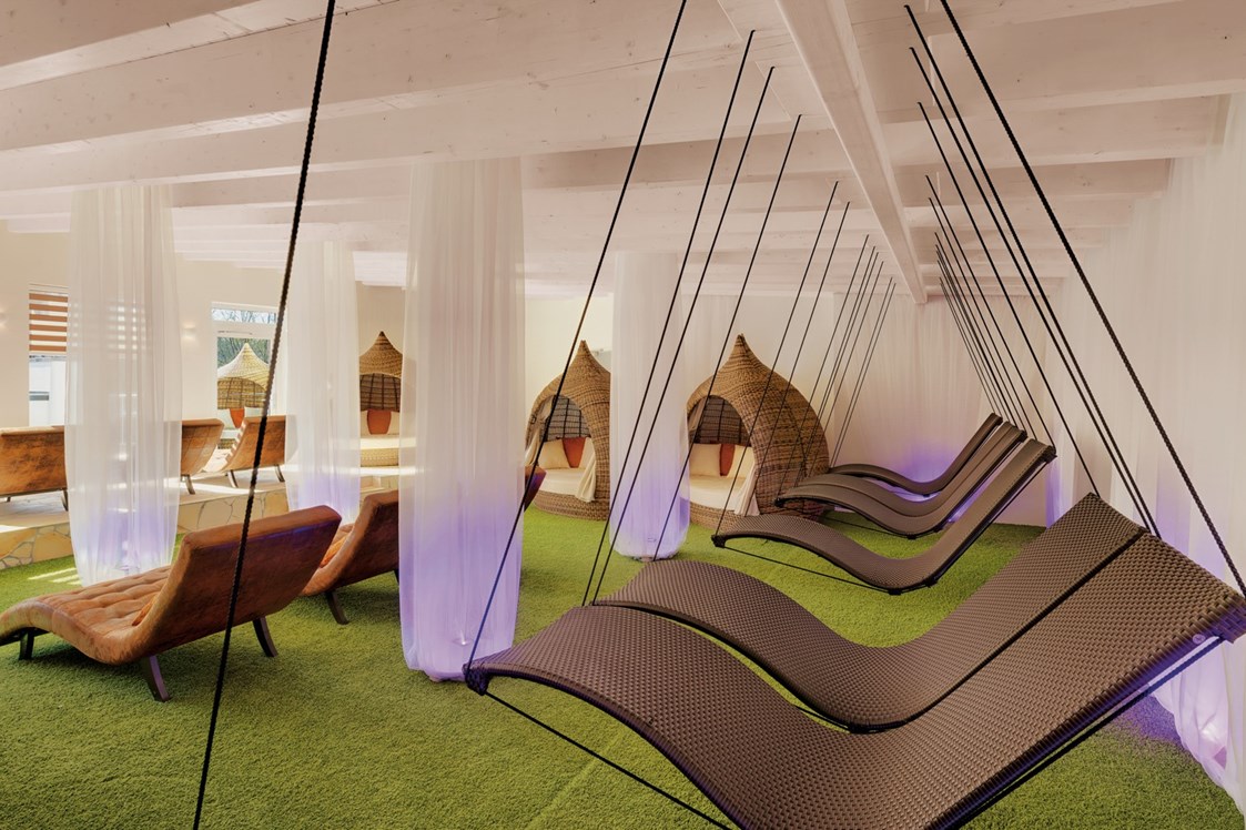 Biohotel: Entspannen in der Relax Lounge - LIFESTYLE Resort Zum Kurfürsten