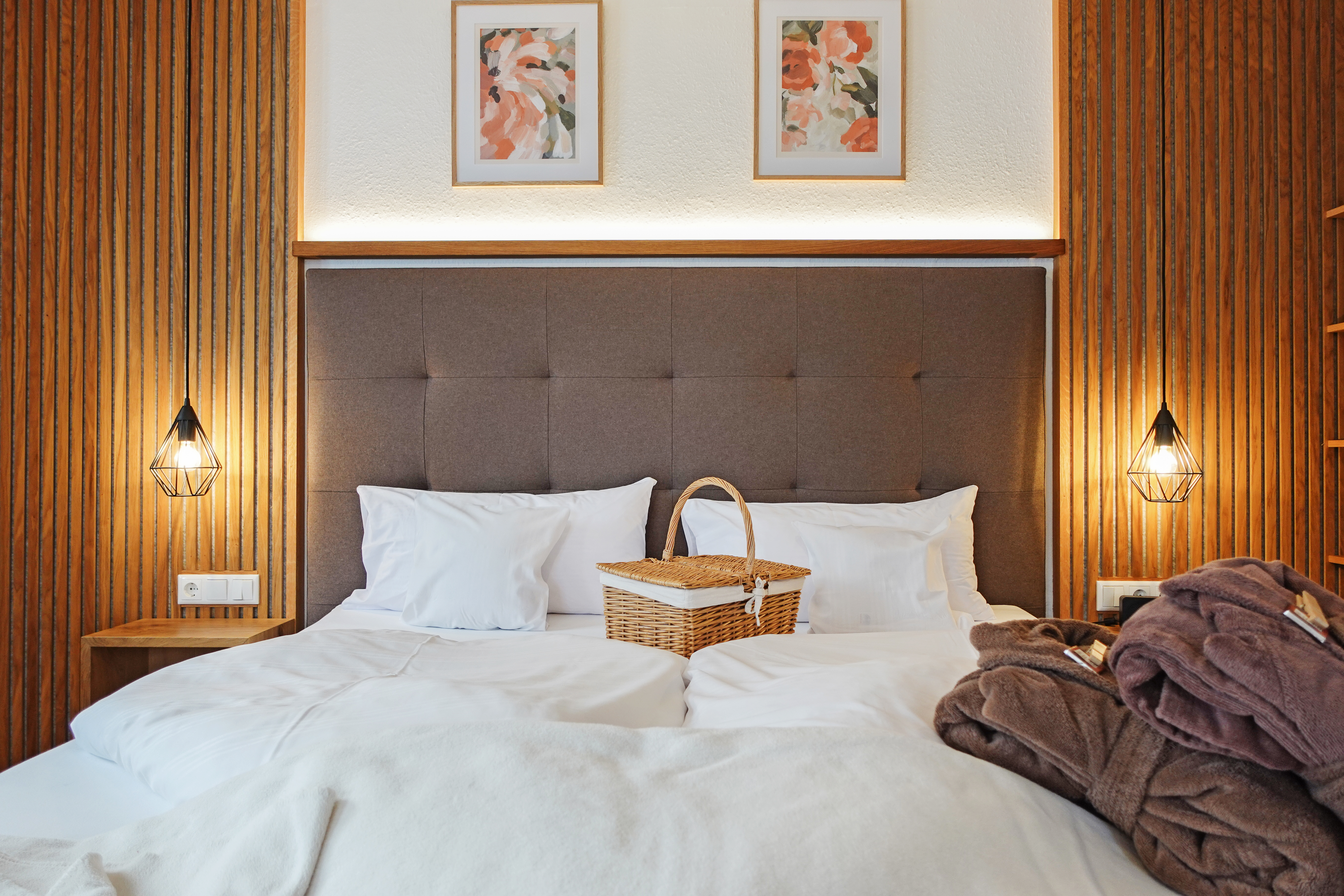 Biohotel: Unser gemütliches Panorama-Doppelzimmer Wildrose lädt zum Verweilen ein.  - moor&mehr Bio-Kurhotel