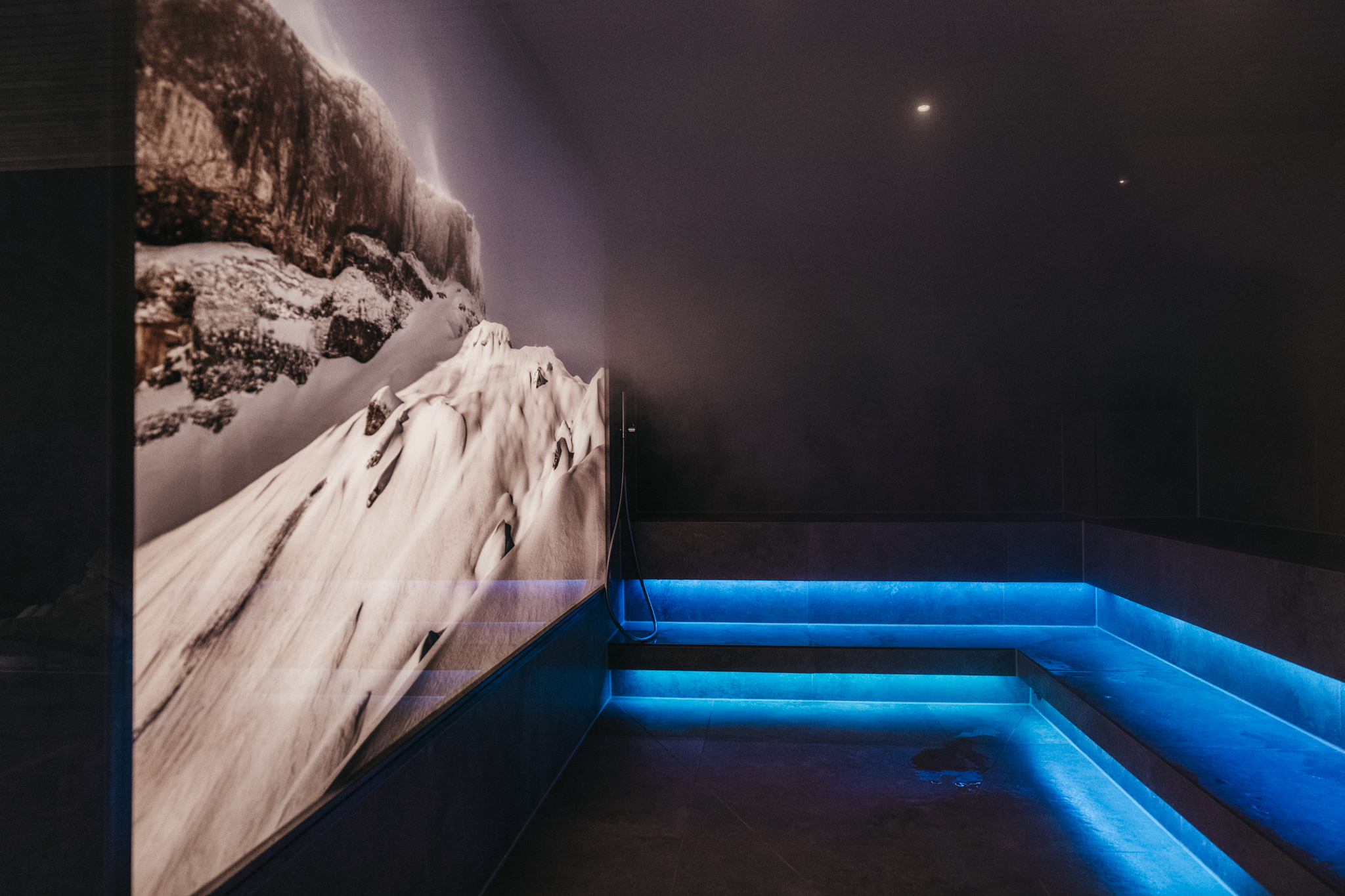 Biohotel: Dampfbad mit mystischem Licht - Das Naturhotel Chesa Valisa****s