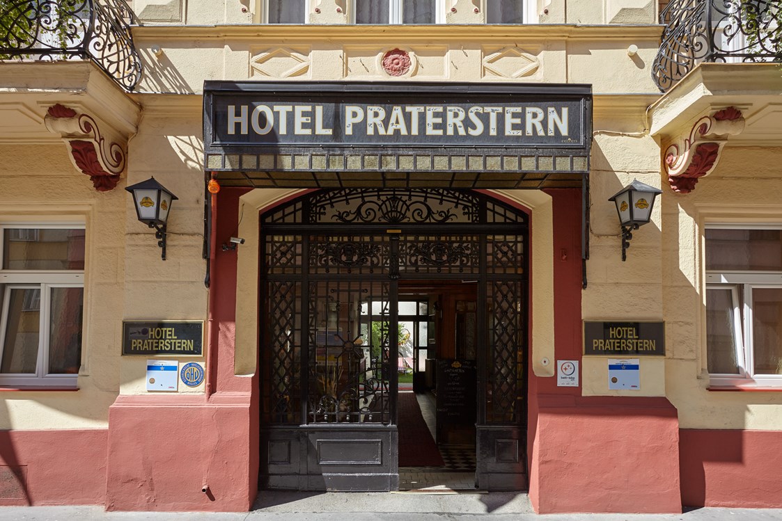 Biohotel: Eingang Hotel Praterstern - Hotel Praterstern
