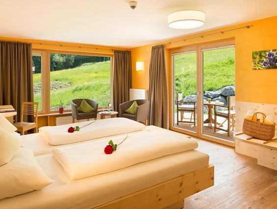 Biohotel: Mattlihüs Gartensuite Zirbe & Lehm - Biohotel Mattlihüs in Oberjoch