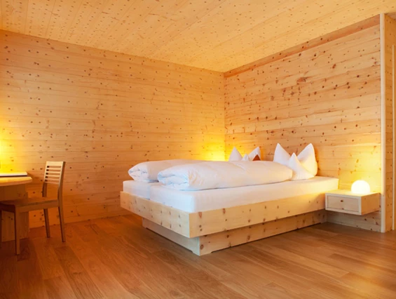 Biohotel: Mattlihüs Holz100 Zimmer - Biohotel Mattlihüs in Oberjoch