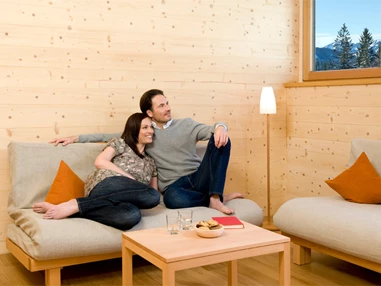 Biohotel: Zeit zu zweit im Mattlihüs Holz100 Zimmer - Biohotel Mattlihüs in Oberjoch