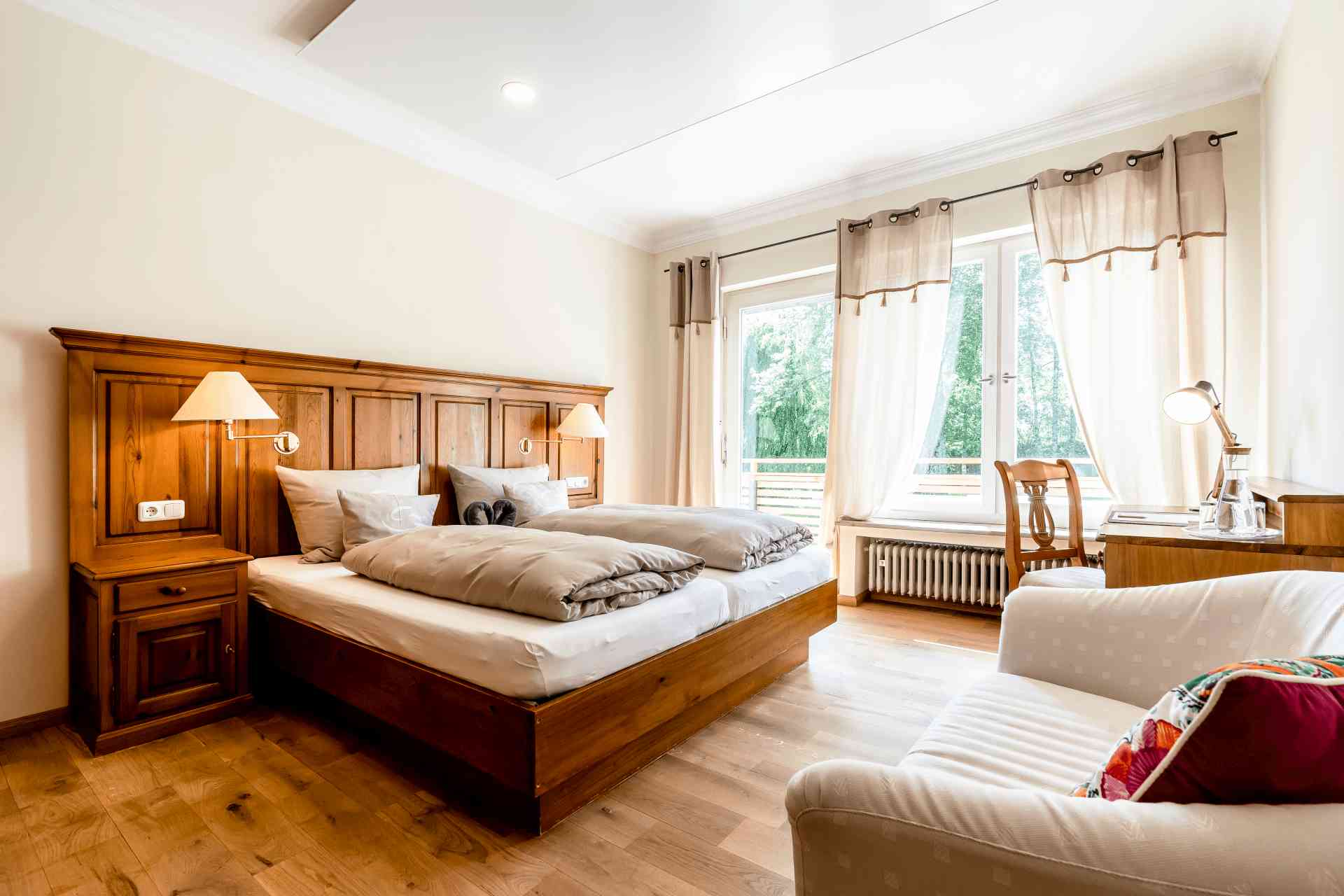 Biohotel: Zimmer Komfort Doppelzimmer - SEINZ Wisdom Resort - vegan/vegt. Biohotel & Seminarzentrum