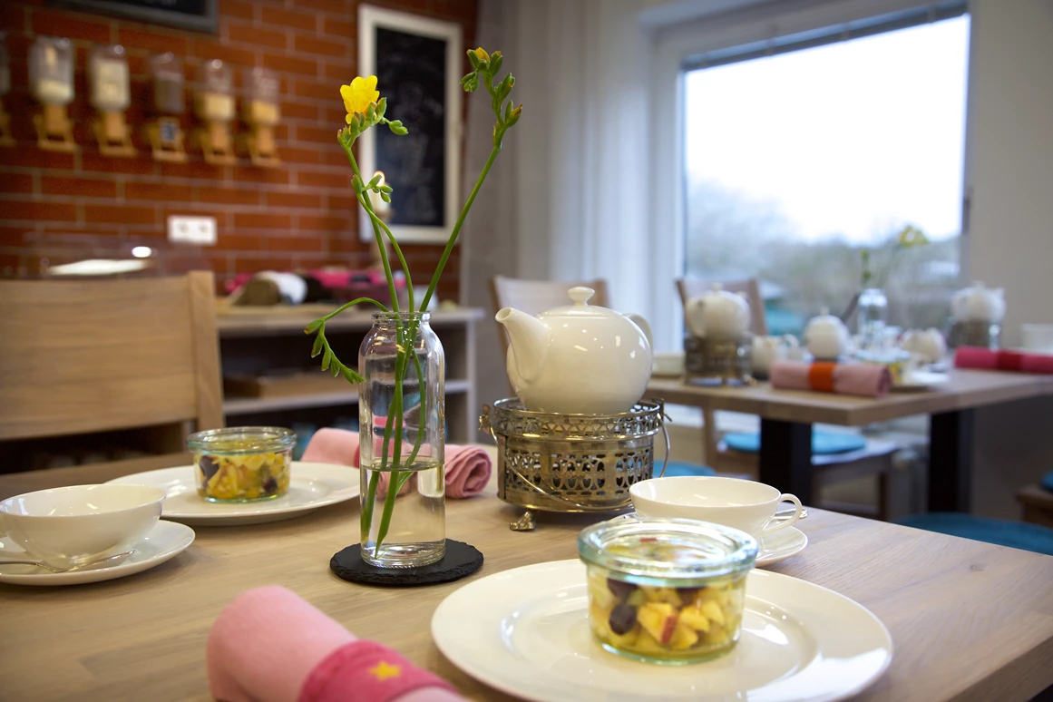 Biohotel: vegetarisches/veganes BIO-Genießerfrühstück - Haus AnNatur Bio Pension und Appartements